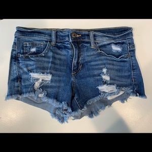 Ripped Jean Shorts